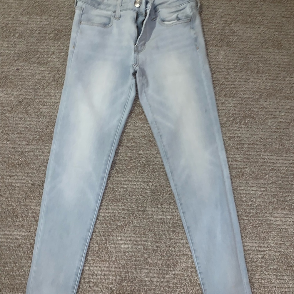 Light wash jeggings from American eagle